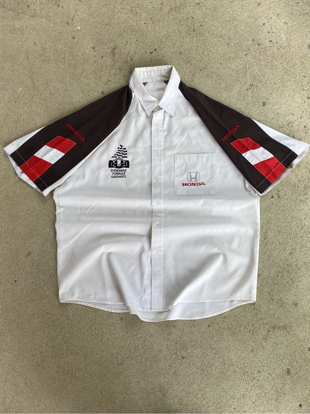 Vintage 90s Honda Racing Button-Up Shirt